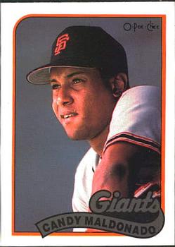 #269 Candy Maldonado - San Francisco Giants - 1989 O-Pee-Chee Baseball