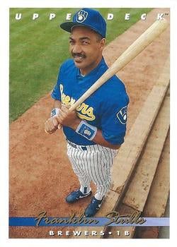 #269 Franklin Stubbs - Milwaukee Brewers - 1993 Upper Deck Baseball