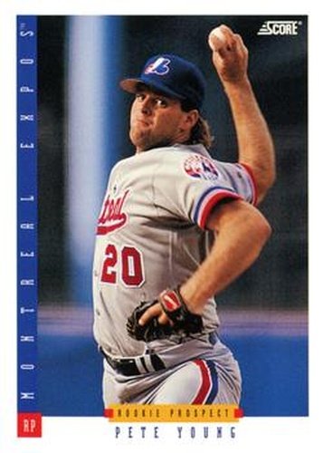 #269 Pete Young - Montreal Expos - 1993 Score Baseball