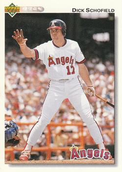 #269 Dick Schofield - California Angels - 1992 Upper Deck Baseball
