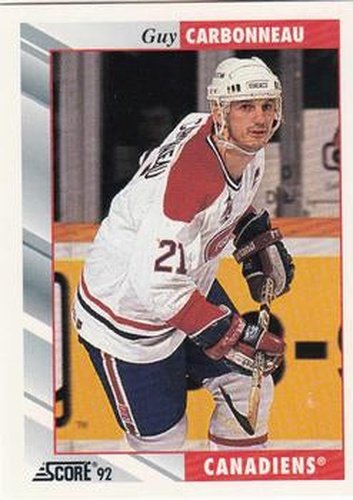 #269 Guy Carbonneau - Montreal Canadiens - 1992-93 Score USA Hockey