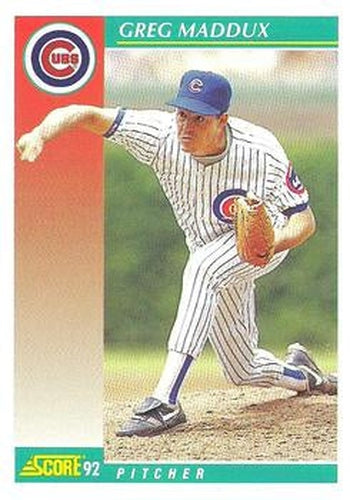 #269 Greg Maddux - Chicago Cubs - 1992 Score Baseball