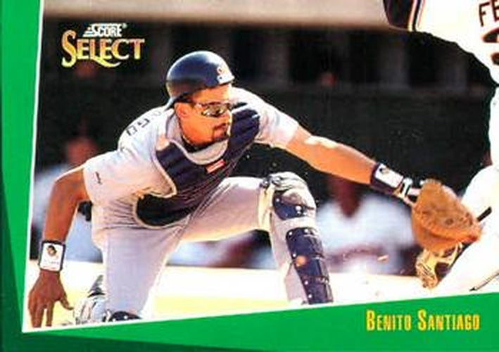 #269 Benito Santiago - San Diego Padres - 1993 Select Baseball