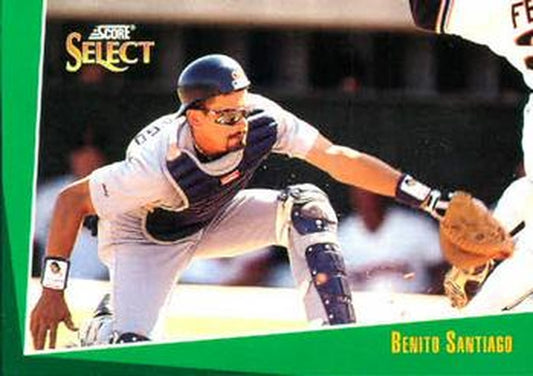 #269 Benito Santiago - San Diego Padres - 1993 Select Baseball