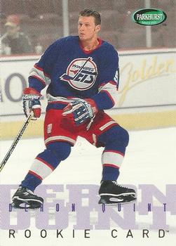 #269 Deron Quint - Winnipeg Jets - 1995-96 Parkhurst International Hockey