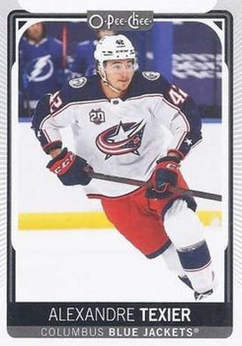 #269 Alexandre Texier - Columbus Blue Jackets - 2021-22 O-Pee-Chee Hockey
