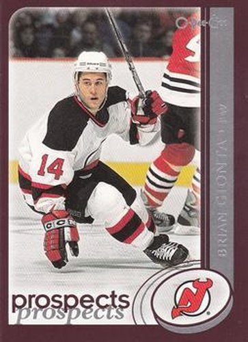 #269 Brian Gionta - New Jersey Devils - 2002-03 O-Pee-Chee Hockey