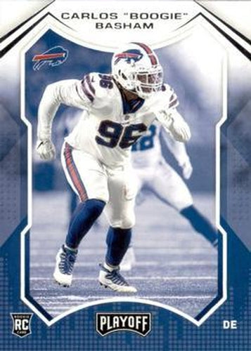 #269 Carlos "Boogie" Basham - Buffalo Bills - 2021 Panini Playoff Football