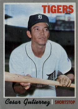 #269 Cesar Gutierrez - Detroit Tigers - 1970 Topps Baseball