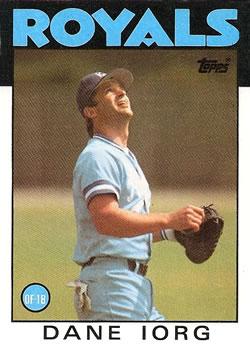 #269 Dane Iorg - Kansas City Royals - 1986 Topps Baseball