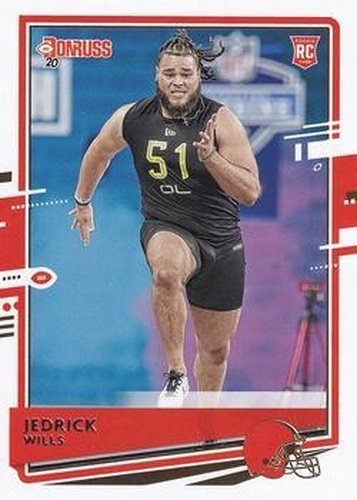 #269 Jedrick Wills - Cleveland Browns - 2020 Donruss Football