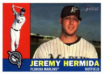 #269 Jeremy Hermida - Florida Marlins - 2009 Topps Heritage Baseball
