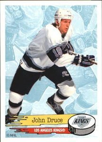 #269 John Druce - Los Angeles Kings - 1995-96 Panini Hockey Stickers