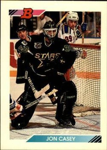 #269 Jon Casey - Minnesota North Stars - 1992-93 Bowman Hockey