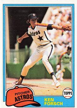 #269 Ken Forsch - Houston Astros - 1981 Topps Baseball