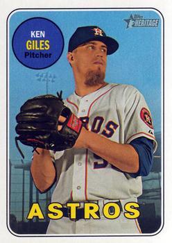 #269 Ken Giles - Houston Astros - 2018 Topps Heritage Baseball