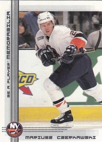 #269 Mariusz Czerkawski - New York Islanders - 2000-01 Be a Player Memorabilia Hockey