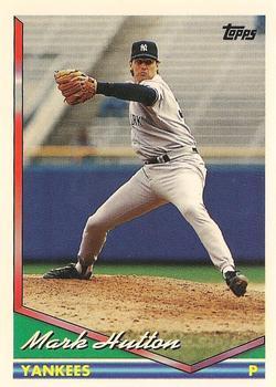 #269 Mark Hutton - New York Yankees - 1994 Topps Baseball