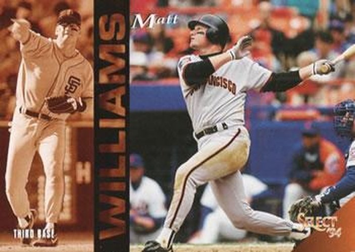 #269 Matt Williams - San Francisco Giants - 1994 Select Baseball