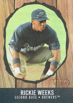 #269 Rickie Weeks - Milwaukee Brewers - 2003 Bowman Heritage Baseball