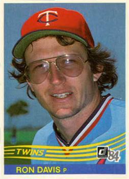 #269 Ron Davis - Minnesota Twins - 1984 Donruss Baseball