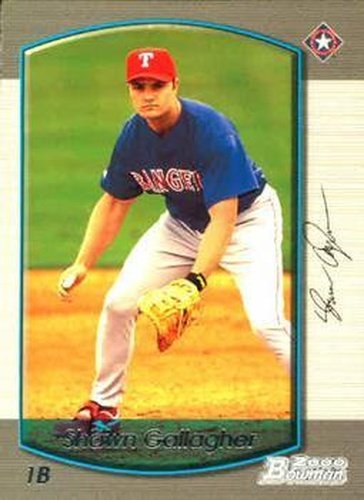 #269 Shawn Gallagher - Texas Rangers - 2000 Bowman Baseball