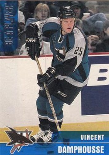 #269 Vincent Damphousse - San Jose Sharks - 1999-00 Be a Player Memorabilia Hockey