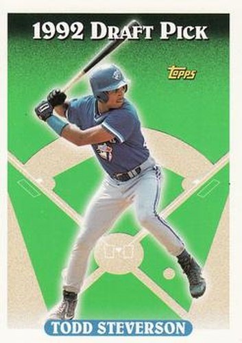 #269 Todd Steverson - Toronto Blue Jays - 1993 Topps Baseball