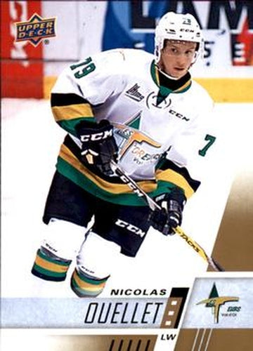 #269 Nicolas Ouellet - Val-d'Or Foreurs - 2017-18 Upper Deck CHL Hockey