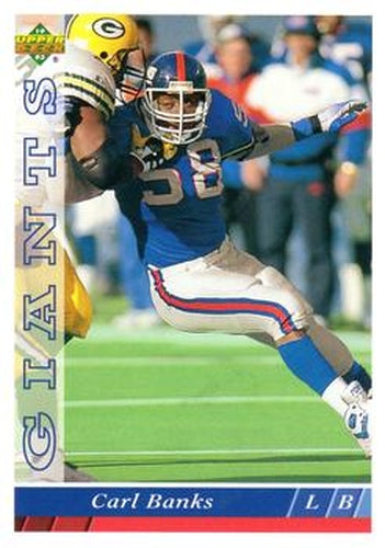 #269 Carl Banks - New York Giants - 1993 Upper Deck Football