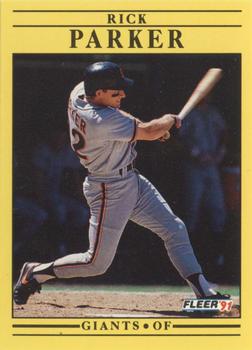 #269 Rick Parker - San Francisco Giants - 1991 Fleer Baseball