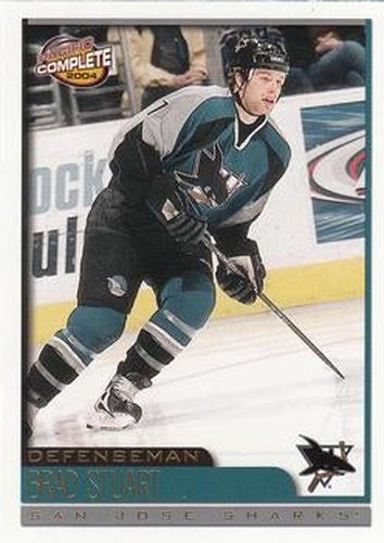 #269 Brad Stuart - San Jose Sharks - 2003-04 Pacific Complete Hockey