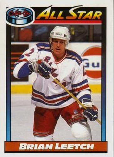 #269 Brian Leetch - New York Rangers - 1991-92 O-Pee-Chee Hockey