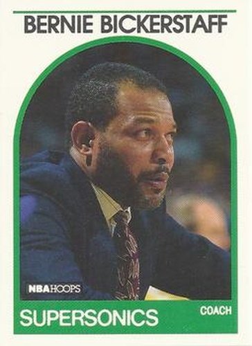 #269 Bernie Bickerstaff - Seattle SuperSonics - 1989-90 Hoops Basketball