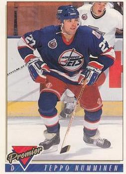 #269 Teppo Numminen - Winnipeg Jets - 1993-94 Topps Premier Hockey