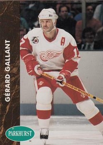 #269 Gerard Gallant - Detroit Red Wings - 1991-92 Parkhurst Hockey