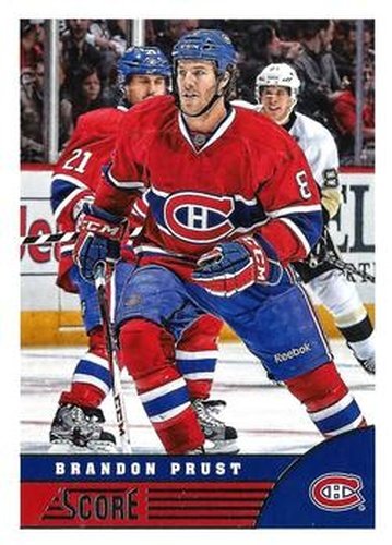 #269 Brandon Prust - Montreal Canadiens - 2013-14 Score Hockey