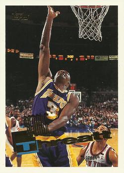 #269 Sedale Threatt - Los Angeles Lakers - 1995-96 Topps Basketball