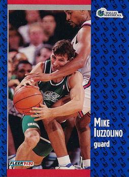 #269 Mike Iuzzolino - Dallas Mavericks - 1991-92 Fleer Basketball