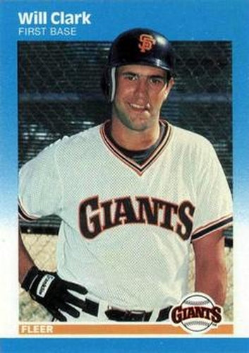 #269 Will Clark - San Francisco Giants - 1987 Fleer Baseball