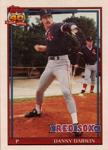 #26T Danny Darwin - Boston Red Sox - 1991 Topps Traded Baseball