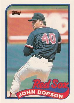 #26T John Dopson - Boston Red Sox - 1989 Topps Traded Baseball