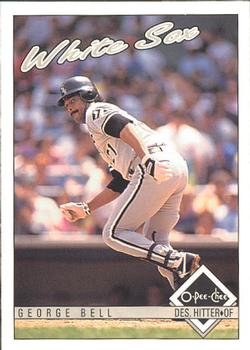 #26 George Bell - Chicago White Sox - 1993 O-Pee-Chee Baseball