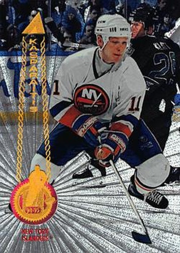 #26 Darius Kasparaitis - New York Islanders - 1994-95 Pinnacle Hockey - Rink Collection