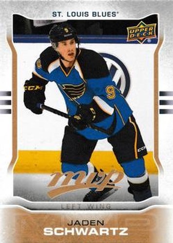 #26 Jaden Schwartz - St. Louis Blues - 2014-15 Upper Deck MVP Hockey