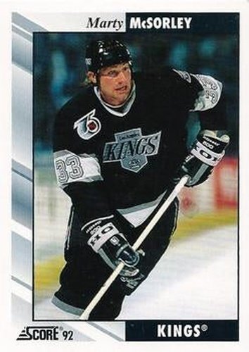 #26 Marty McSorley - Los Angeles Kings - 1992-93 Score USA Hockey