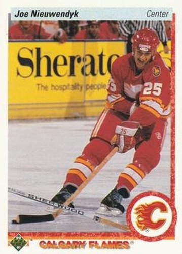 #26 Joe Nieuwendyk - Calgary Flames - 1990-91 Upper Deck Hockey