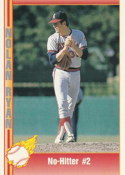 #26 No-Hitter Number 2 - California Angels - 1991 Pacific Nolan Ryan Texas Express I Baseball