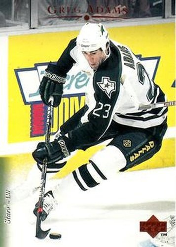 #26 Greg Adams - Dallas Stars - 1995-96 Upper Deck Hockey