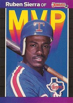 #BC-26 Ruben Sierra - Texas Rangers - 1989 Donruss Baseball - Bonus MVP's